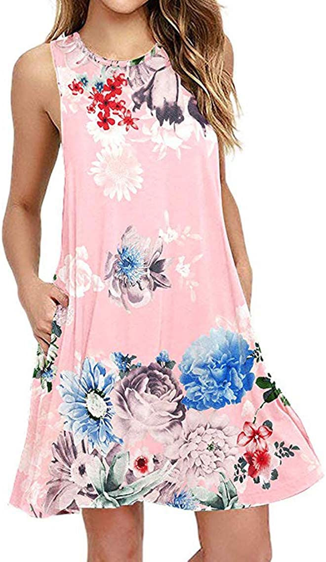 Lina Sleeveless Floral Women Mini Dress