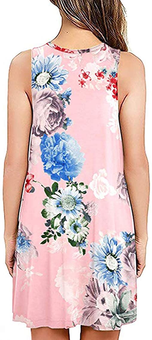 Lina Sleeveless Floral Women Mini Dress