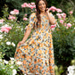 Madeline Women Floral Midi Dress
