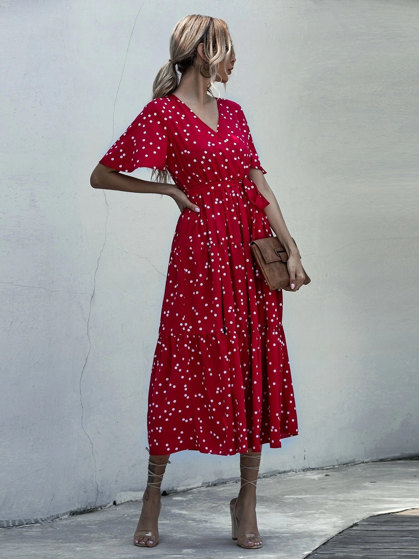 Milan Floral Belted Dress