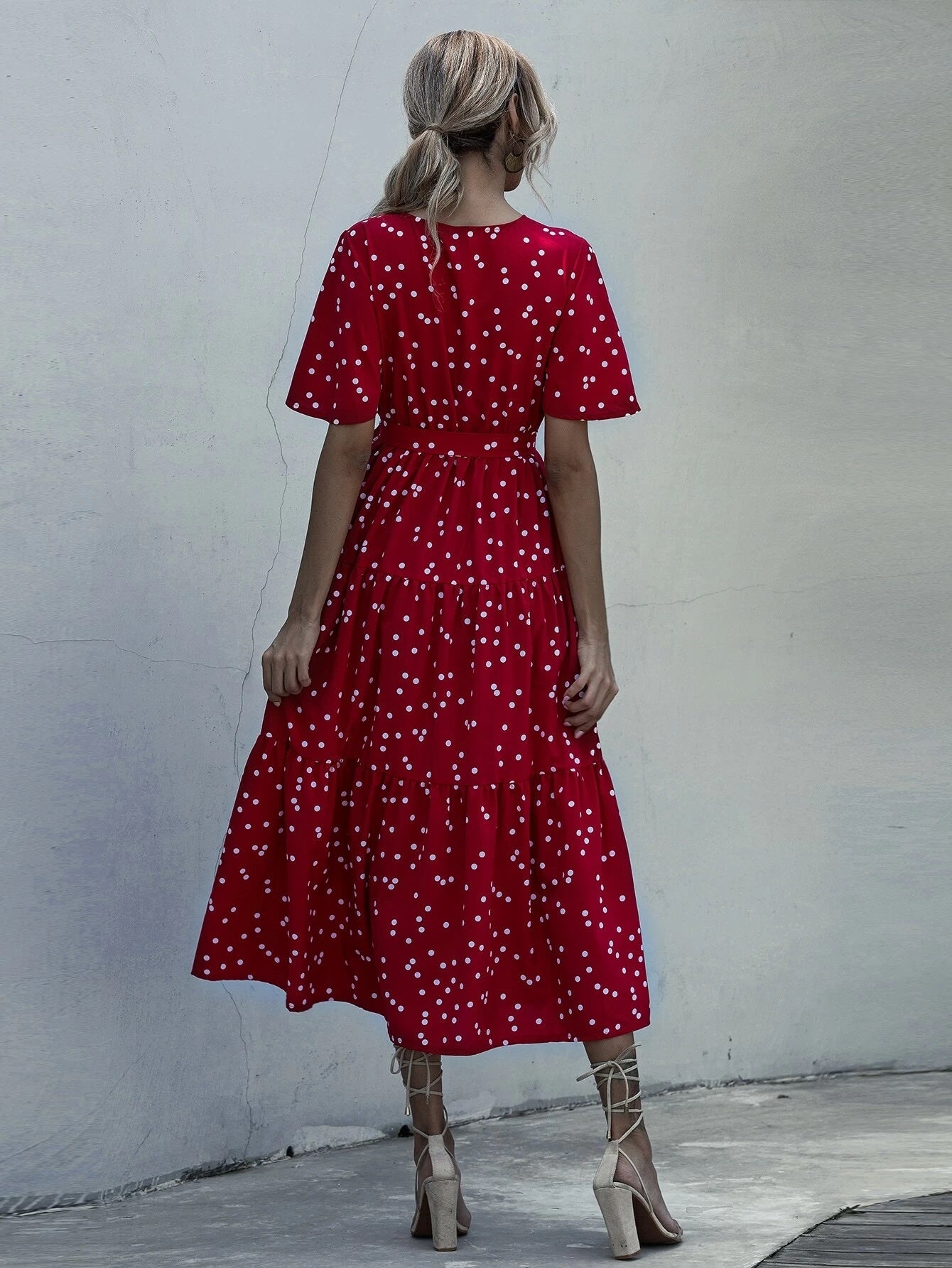 Milan Floral Belted Dress