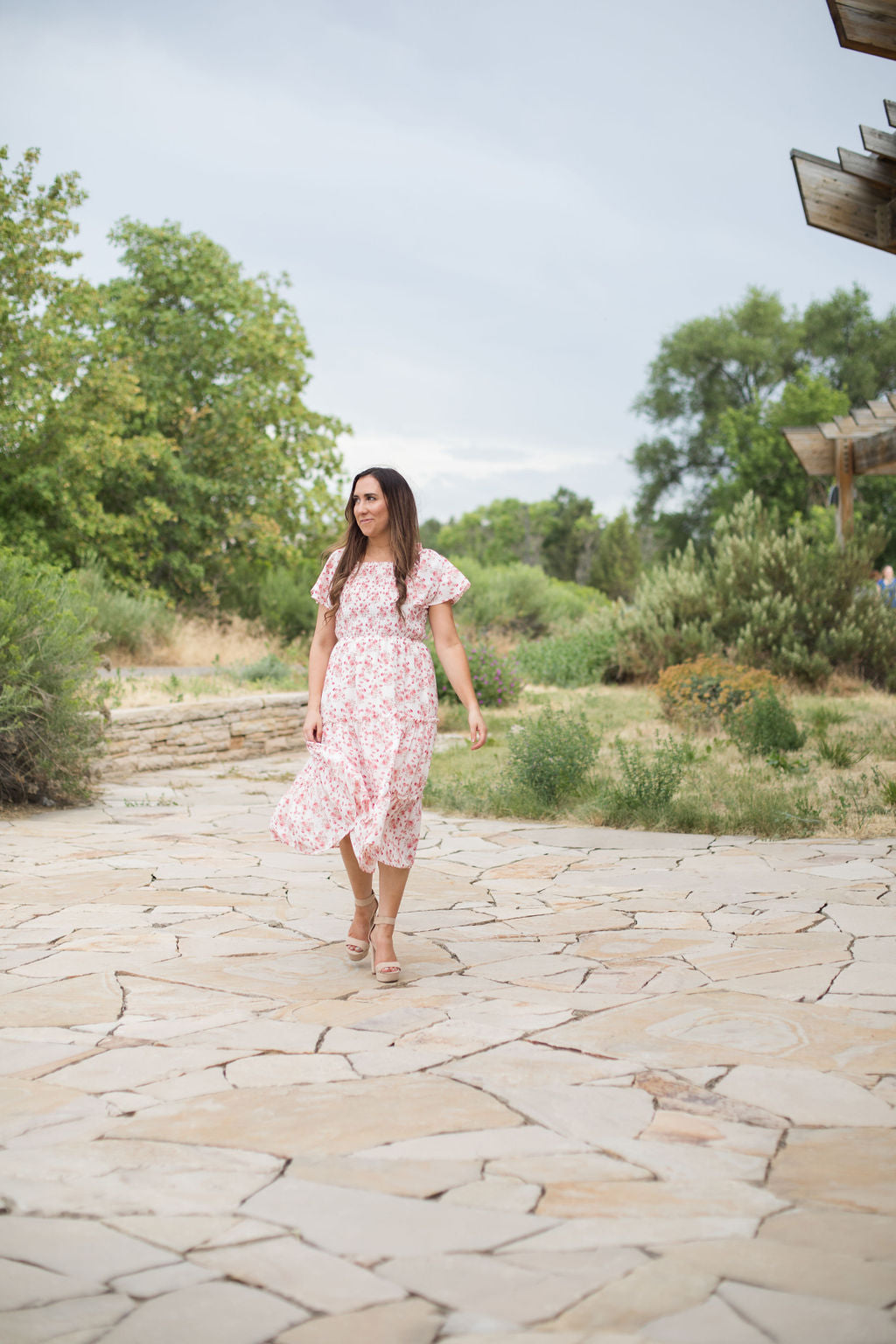 Oana Floral Midi Dress
