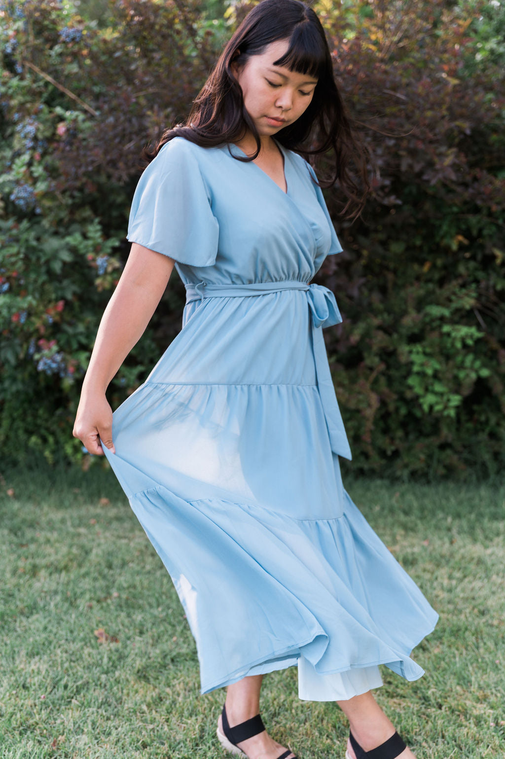 Amber Midi Solid Dress