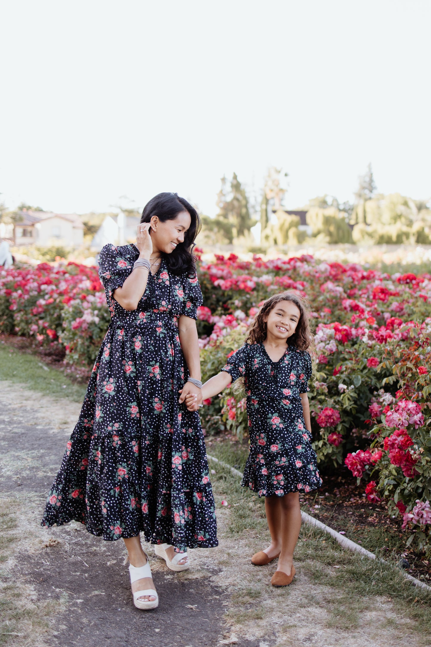 Sienna Black Floral Maxi Dress