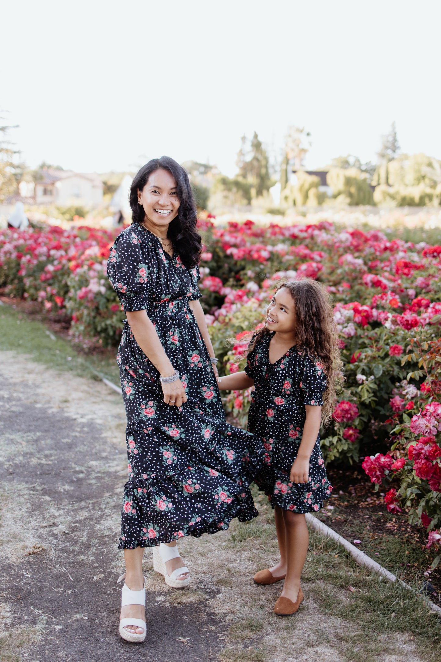 Sienna Black Floral Maxi Dress