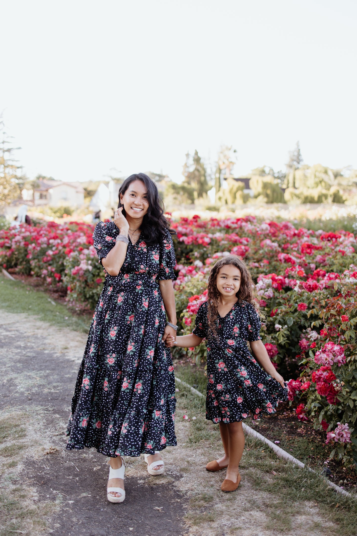 Sienna Black Floral Maxi Dress