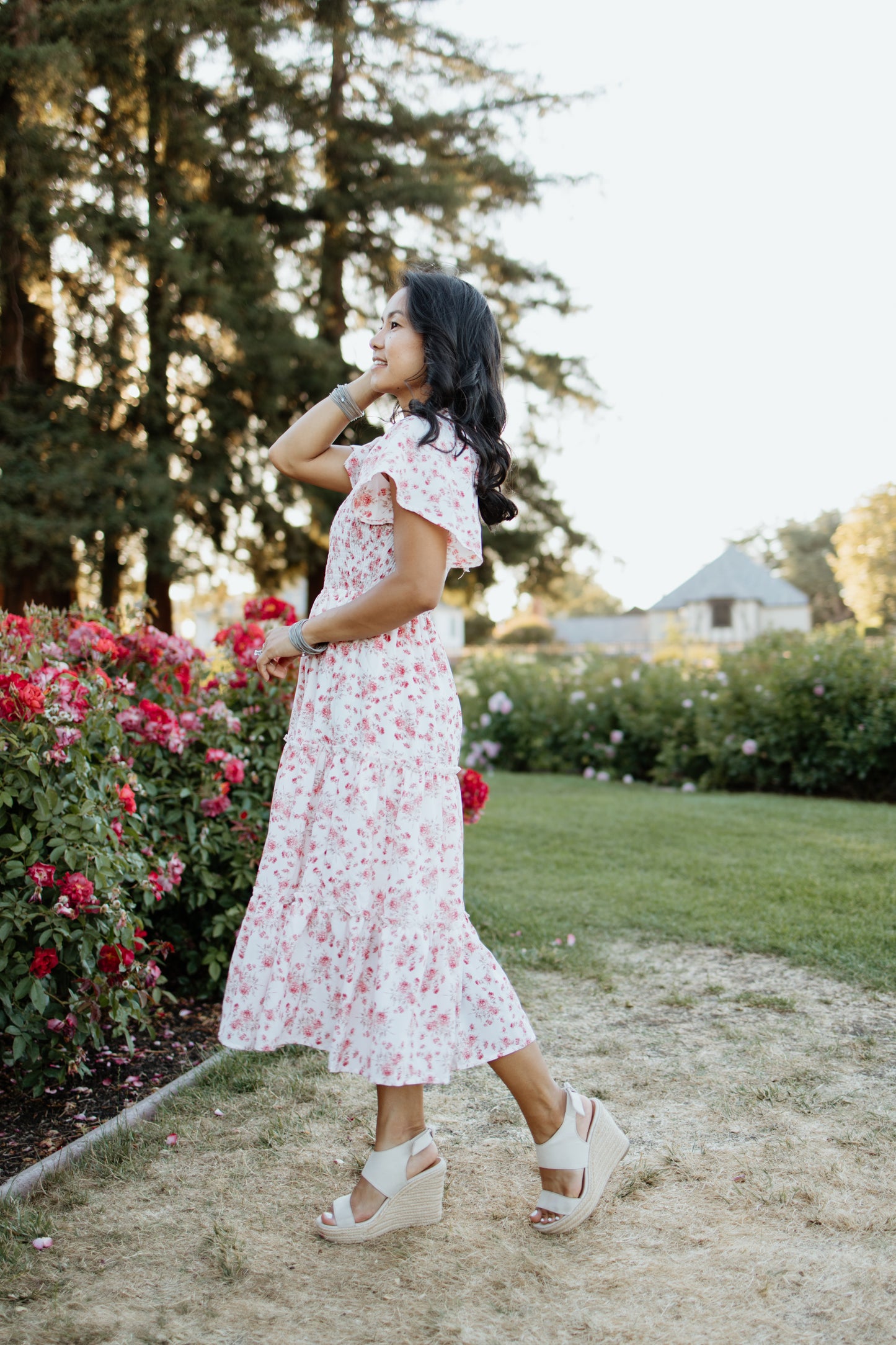 Oana Floral Midi Dress