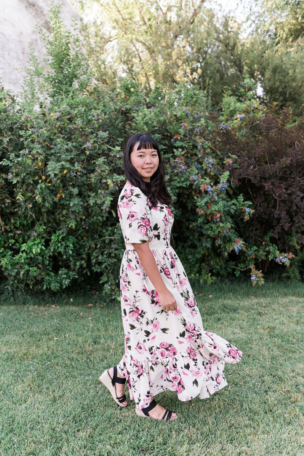 Catalina Floral Midi Dress