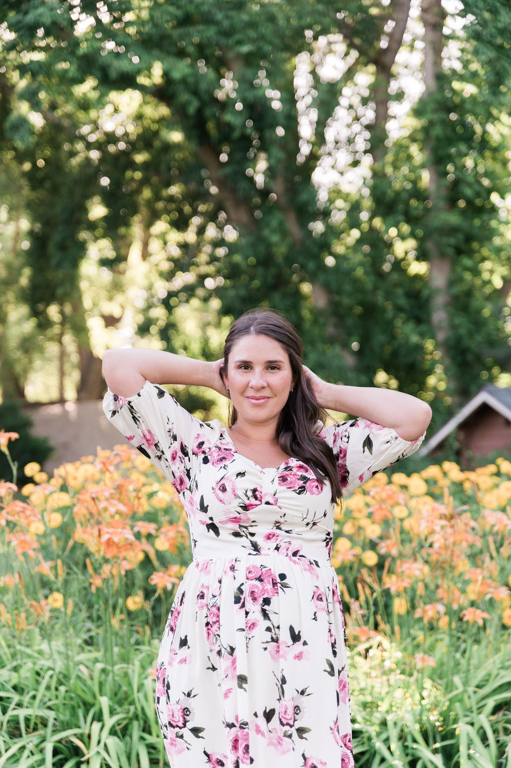 Catalina Floral Midi Dress
