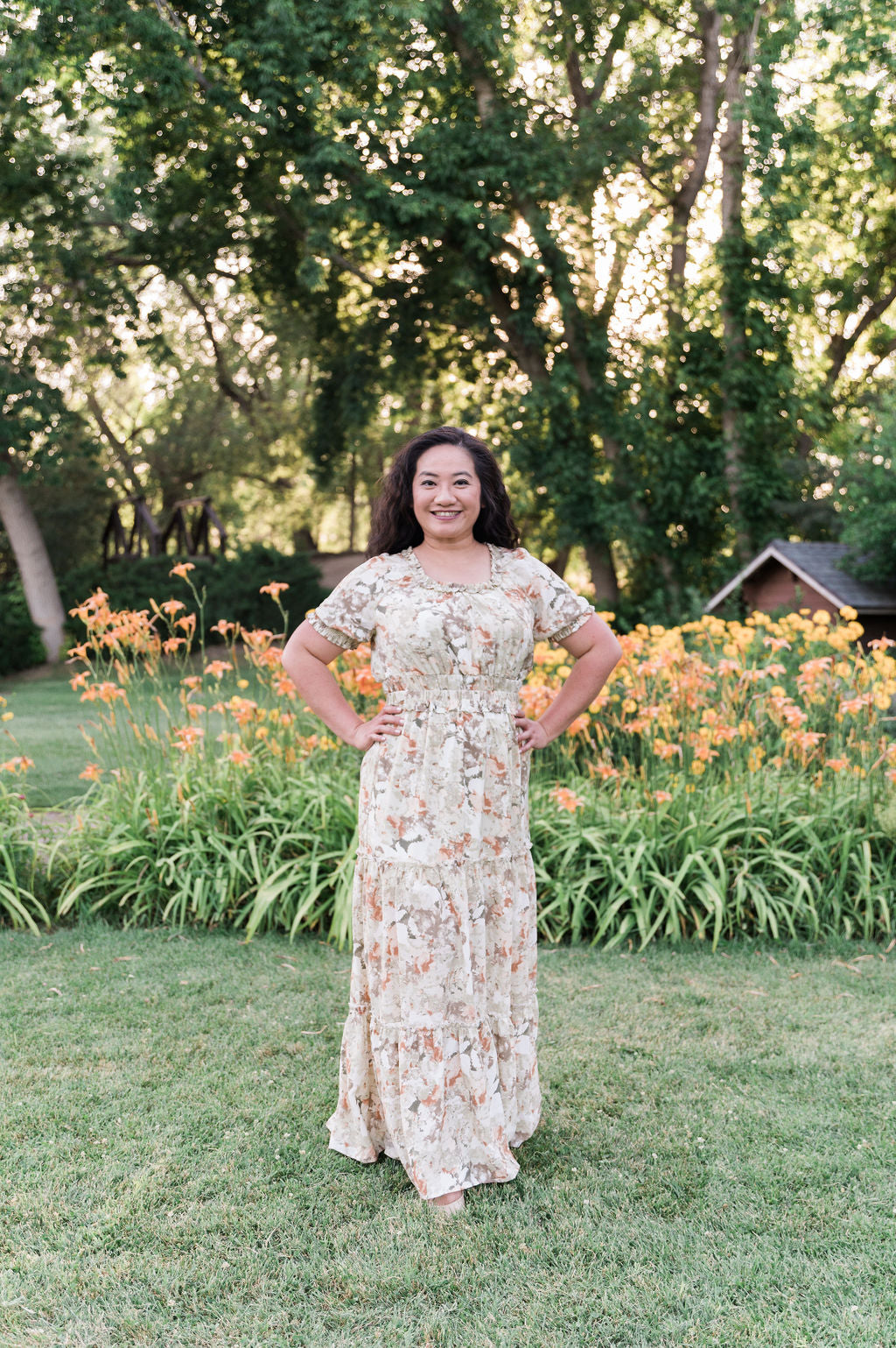 Naomi Floral Split Maxi Dress