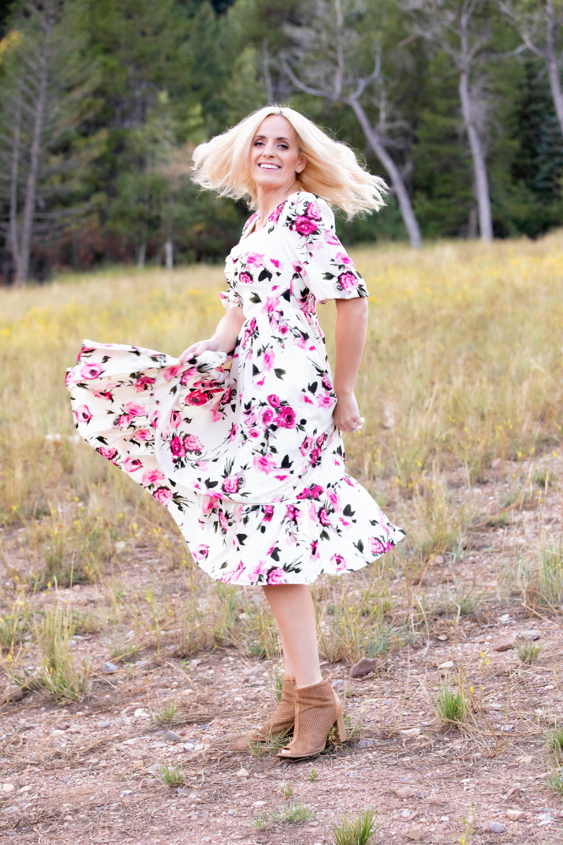 Catalina Floral Midi Dress