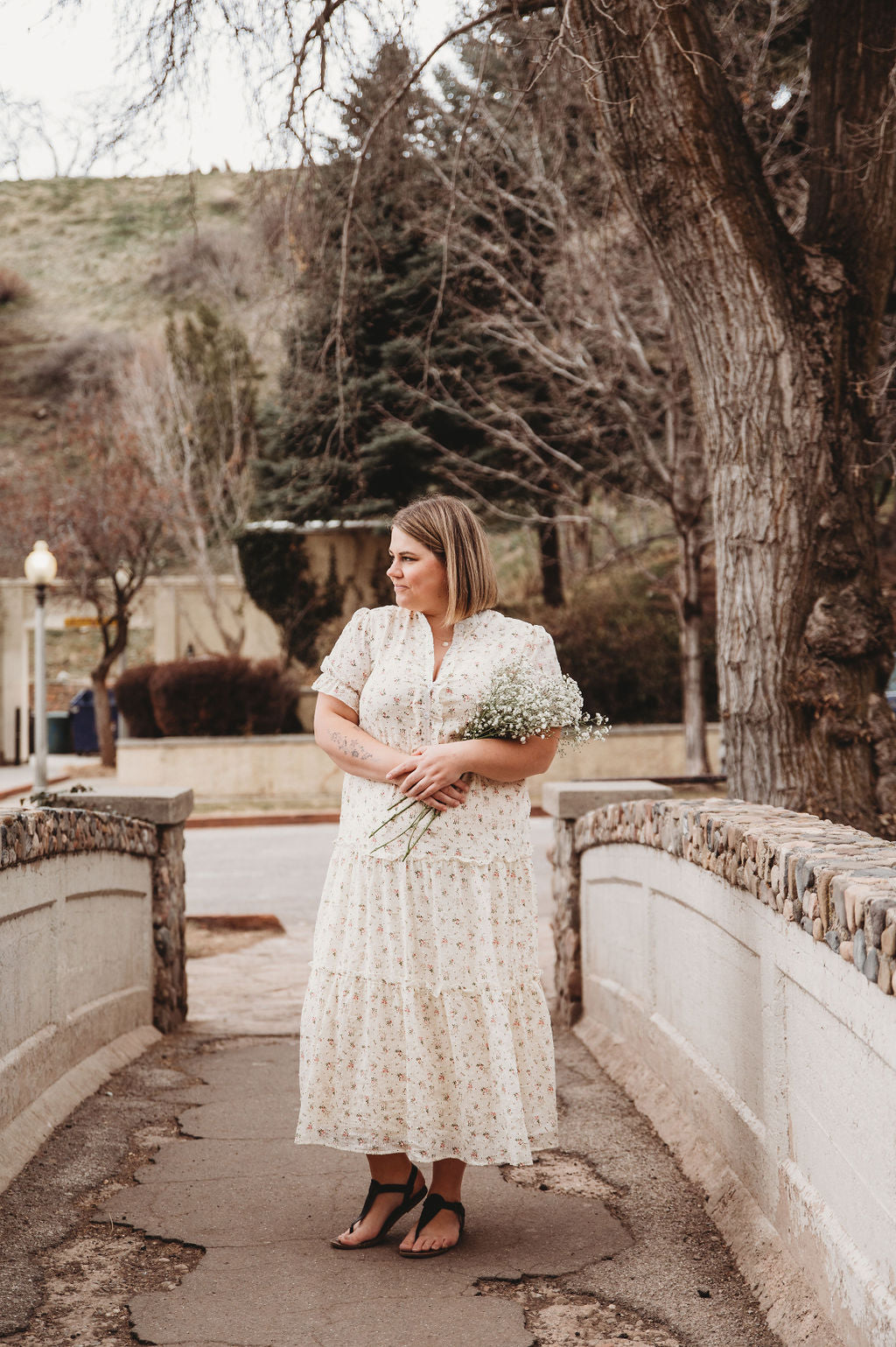 Floral Cotton Dress – Liana Tiered Maxi by Peony Alley