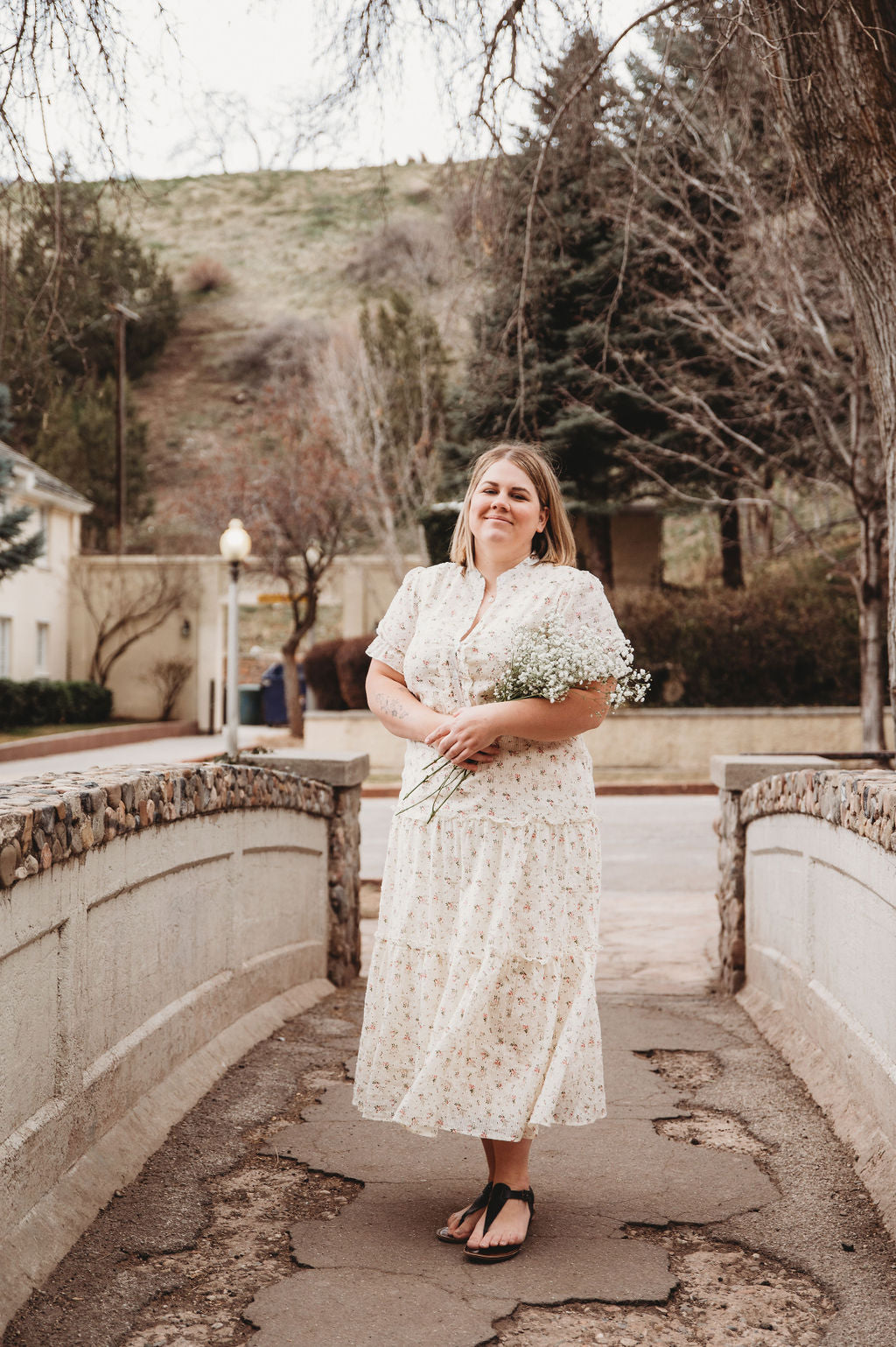 Floral Cotton Dress – Liana Tiered Maxi by Peony Alley