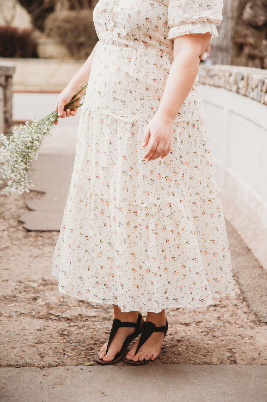 Floral Cotton Dress – Liana Tiered Maxi by Peony Alley