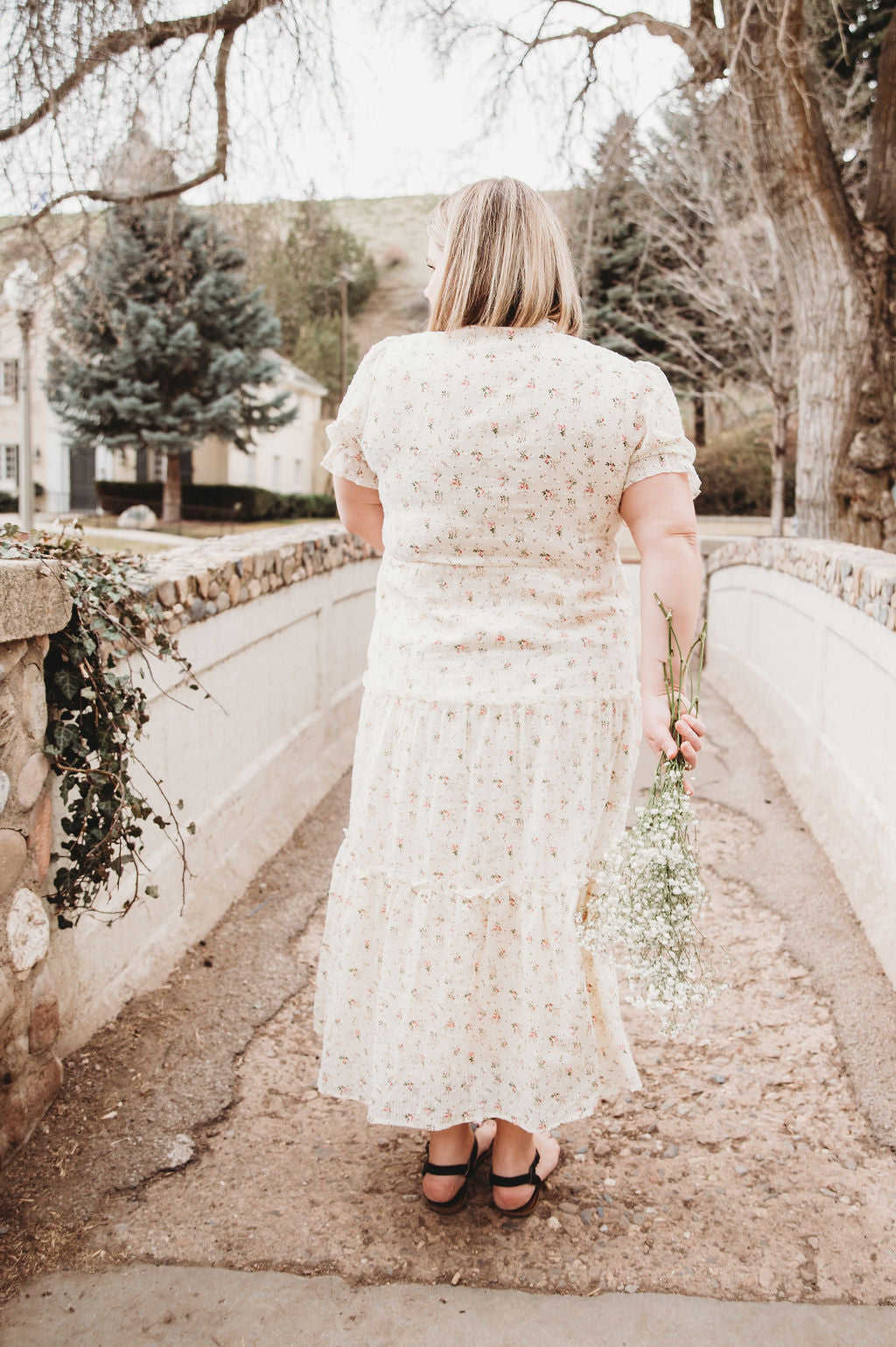 Floral Cotton Dress – Liana Tiered Maxi by Peony Alley