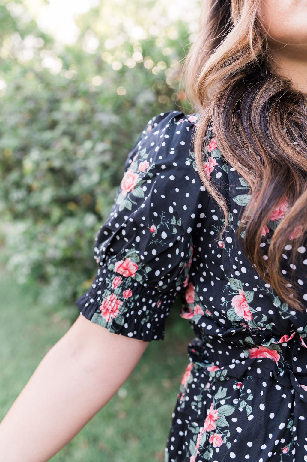 Sienna Black Floral Maxi Dress