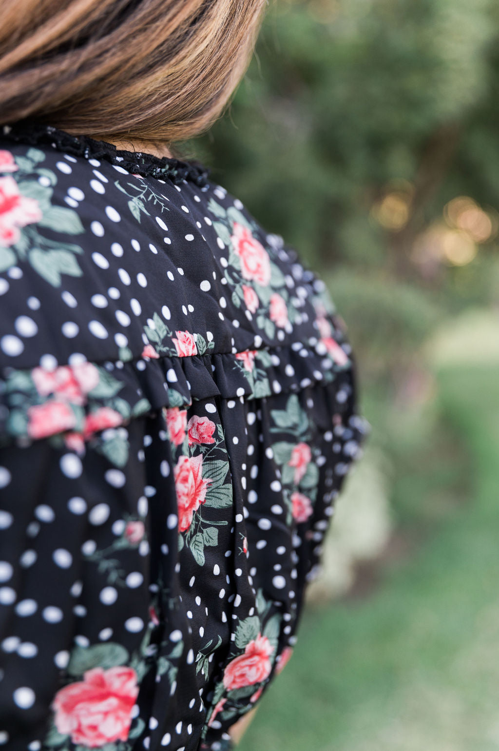 Sienna Black Floral Maxi Dress