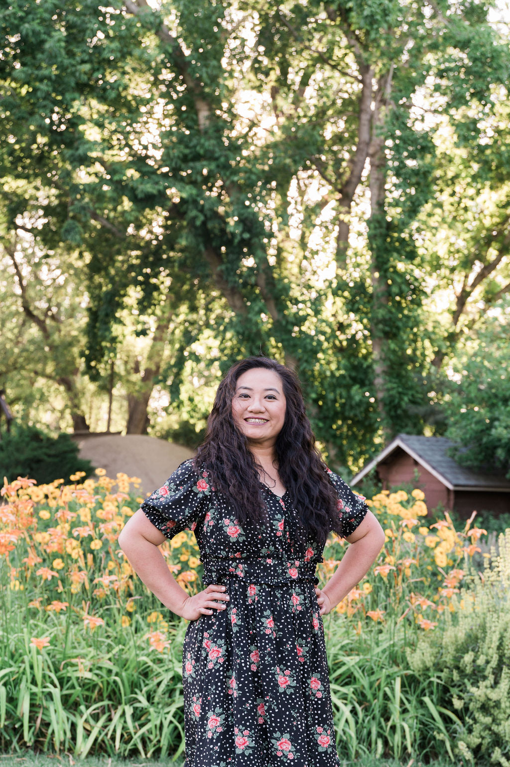 Sienna Black Floral Maxi Dress
