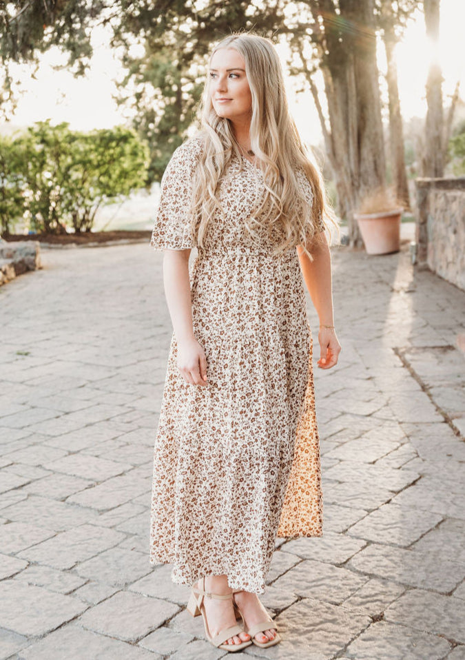 Milan Floral Belted Dress