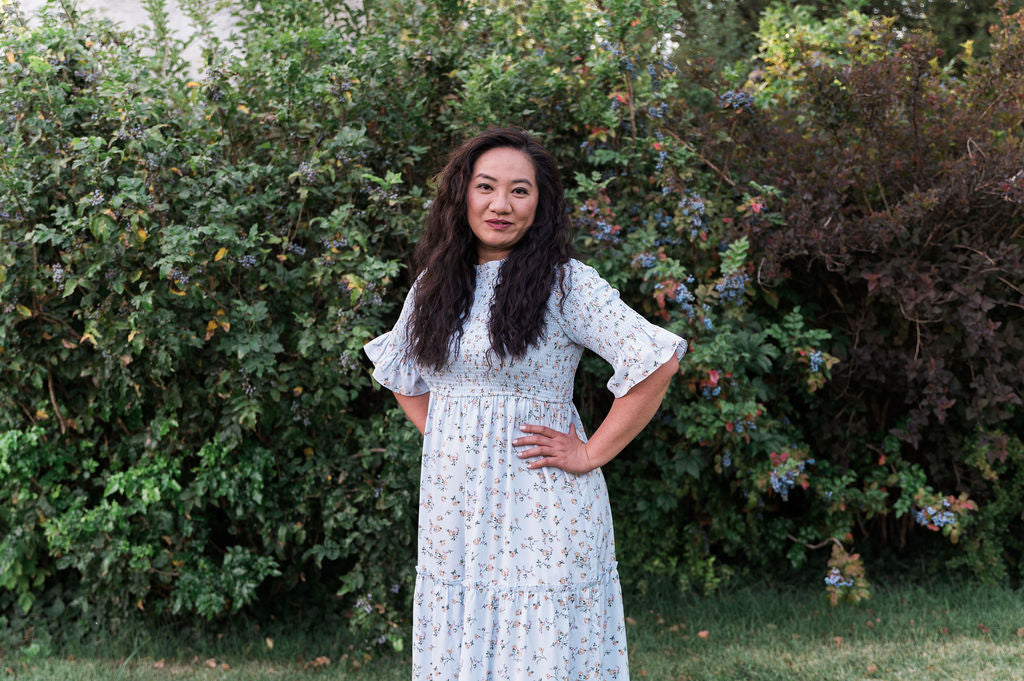 Dahlia Floral Midi Dress