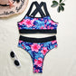 Women Floral 2- Piece Bikini Swimsuit