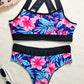 Women Floral 2- Piece Bikini Swimsuit