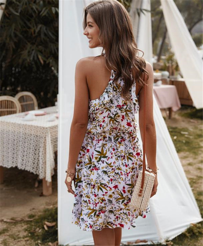 Summer Women Floral Mini Dress