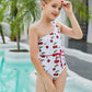 Girl Cherry One Piece Swimsuit