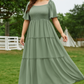 Hannah Smocked Bodice Maxi Dress