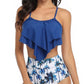 Mommy and Me 2 Piece Bikini Blue Swimsuit