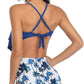 Mommy and Me 2 Piece Bikini Blue Swimsuit