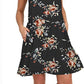 Lina Sleeveless Floral Women Mini Dress