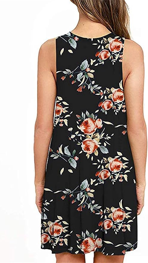 Lina Sleeveless Floral Women Mini Dress