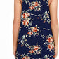 Lina Sleeveless Floral Women Mini Dress