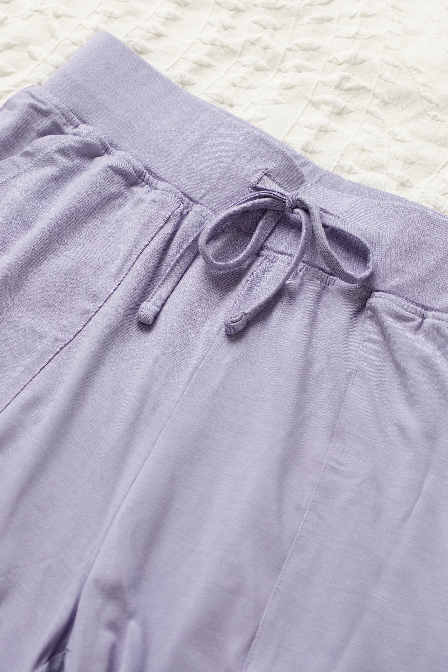 Women Modal Pajama Set-Shorts & Tank- Lavender