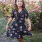 Sienna Black Floral  Maxi Dress Mommy & Me Matching Outfits (Final Sale)