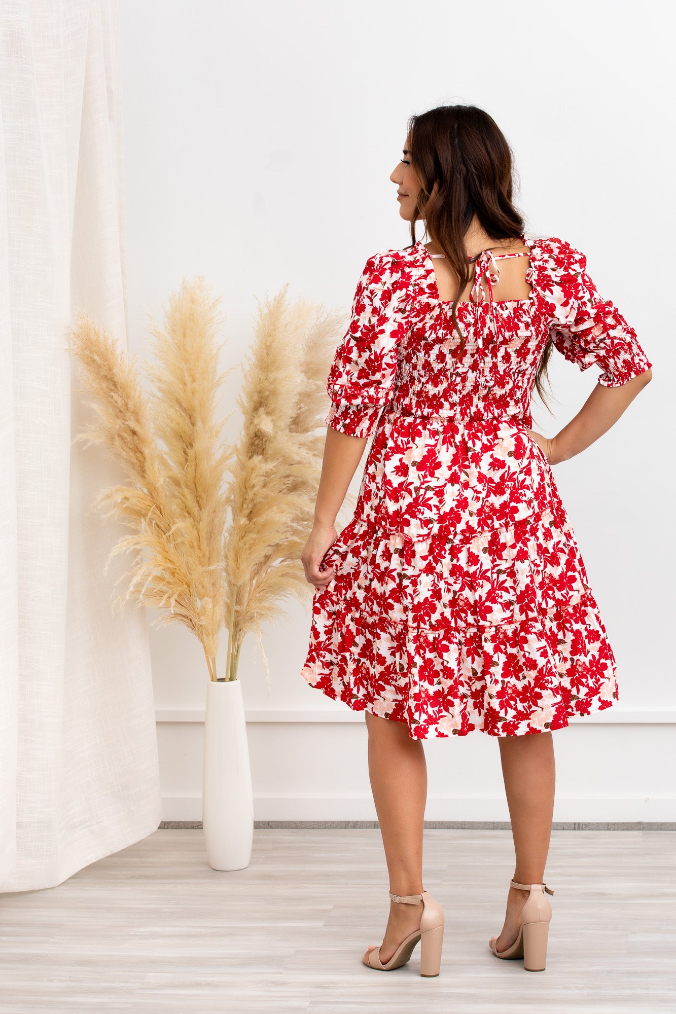 Elaine Floral Mini Dress Medium Elaine Floral Mini Dress Medium