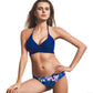 Floral Navy 2 Piece Women Swimsuit Bikini