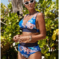 Women Floral 2 Piece Swimsuits