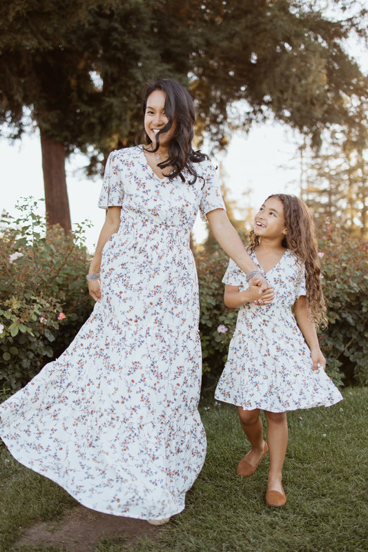 Michaela Floral Maxi Dress – Mommy & Me Matching Outfits (Final Sale)