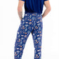 Back view of mens pajama set showing relaxed fit and soft modal fabric