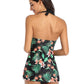 Mommy and Me  2 Piece Floral Green Tankini