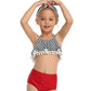 Mommy and Me 2 Piece Bikini Red/White Swimsuit