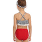 Mommy and Me 2 Piece Bikini Red/White Swimsuit