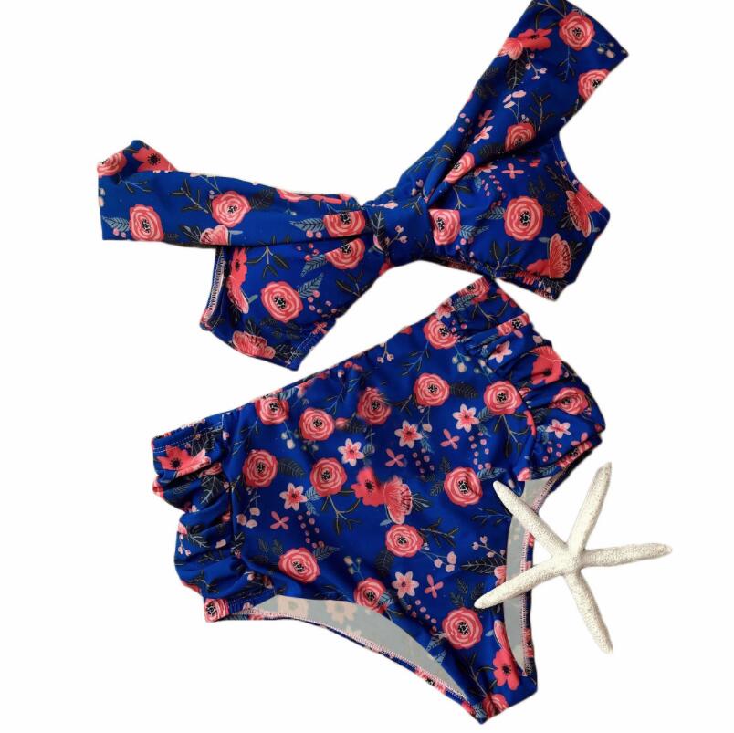Women's High-Waisted Bikini Set – Floral & Tropical Prints