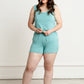 Women Modal Pajama Set-Shorts & Tank- Lavender