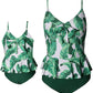 Mommy and Me One Piece Green Swimsuit