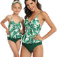 Mommy and Me One Piece Green Swimsuit