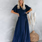 La Mere Wrap Women Navy Dress