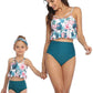 Mommy & Me Matching Floral 2 Piece Bikini Swimsuit